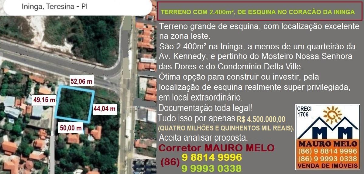 Terreno à venda, 2400m² - Foto 1